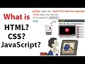 What is HTML CSS and JavaScript What is Frontend and Backend Development