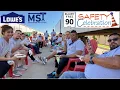 90 Day Injury Free Safety Celebration Merchandising Service Team Lowes 2601 One Team
