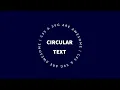 How to Make Circular SVG Text Animation