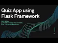 25 quiz app using flask