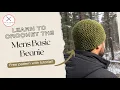 Mens Basic Beanie Crochet Pattern Tutorial for Beginners FREE Easy Beanie Pattern