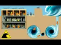 Download Lagu Sucked into a Double Vortex at Max Security Prison - Tsunami Dam Breach Experiment