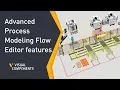 Advanced visit limit optional process features of the Process Modeling Flow Editor