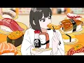-Conveyor Sushi Muckbang ASMR Animation