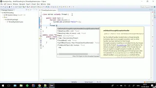 Creating Thread Using Thread Class Threads in Java Multithreading