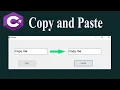C Copy Paste from one textBox to another textBox