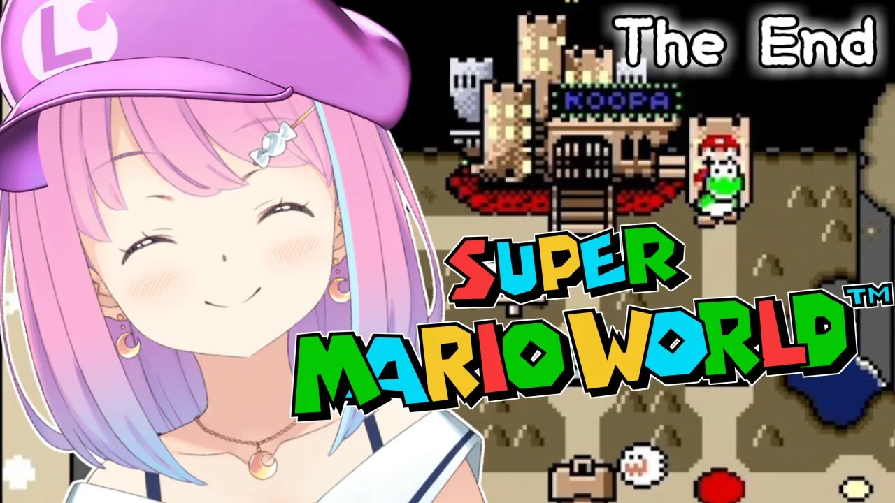 #04【スーパーマリオワールド】魔王クッパの谷へ…！！?【#姫森ルーナ/ホロライブ】