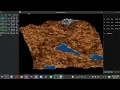 Fractal mountains in PyGame