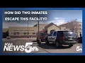How did two inmates escape Fremont County Detention Center