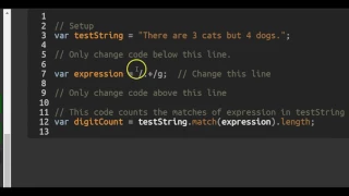 Find Numbers with Regular Expressions freeCodeCamp Basic Javascript