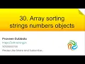 Array methods include indexOf Javascript Foundation Training s In telugu 30