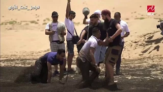 شاهد رد فعل كهربا وضرب رامز جلال بعد اكتشاف مقلب رامز تحت الارض 