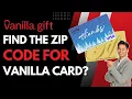 Zip Code for Vanilla Gift Card How to Find Zip Code