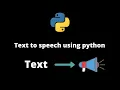 Text to speech using python gtts