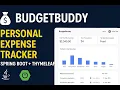 Spring Boot Expense Tracker Full-Stack Personal Finance Web App Java Thymeleaf MySQL