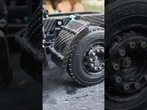DIY Real Carbon Fiber RC Part Fabrication! #114scale #TruckRc #carbonfiber