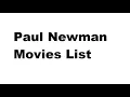 Paul Newman Movies List - Total Movies List