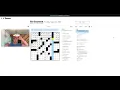 Thursday August 20th - New York Times crossword puzzle solve