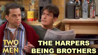 An Hour of Alan and Charlie Acting Like Brothers Two and a Half Men