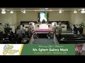 Mr Egbert Quincy Mack - October 16 2021
