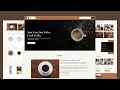 How To Create A Coffee Website Using HTML CSS BOOTSTRAP 5 Responsive Website Design