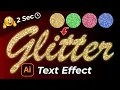 How to Make Glitter Text in Illustrator