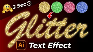 How to Make Glitter Text in Illustrator