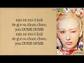 SOMI DUMB DUMB Easy Lyrics