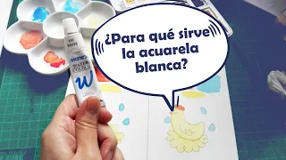 acuarela blanca para qu sirve tips