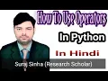 Operators In Python - Python s