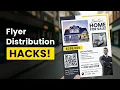 Flyer Distribution Hacks Reach More People with Flyers