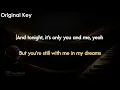 Here Without You - 3 Doors Down (Karaoke Version) Acoustic Guitar Piano Bass Drum