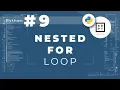 Python Tutorial NESTED FOR Loop Iterating Multi Dimensional Collections Tagalog Filipino
