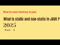 Java Part-4 Static and Non-Static in java