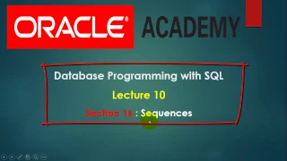 Database Programming With SQL - Section 16