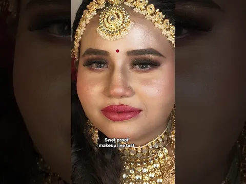 Summer me swet proof makeup live test😱😱😱😱