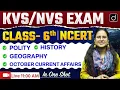 KVS/NVS 2025 | NCERT | Class-6th | अक्टूबर करेंट अफेयर्स | Drishti Teaching Exams