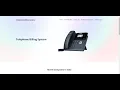 Telephone Billing System using JSP MySql
