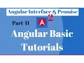 Angular 2 Use of interface and promise