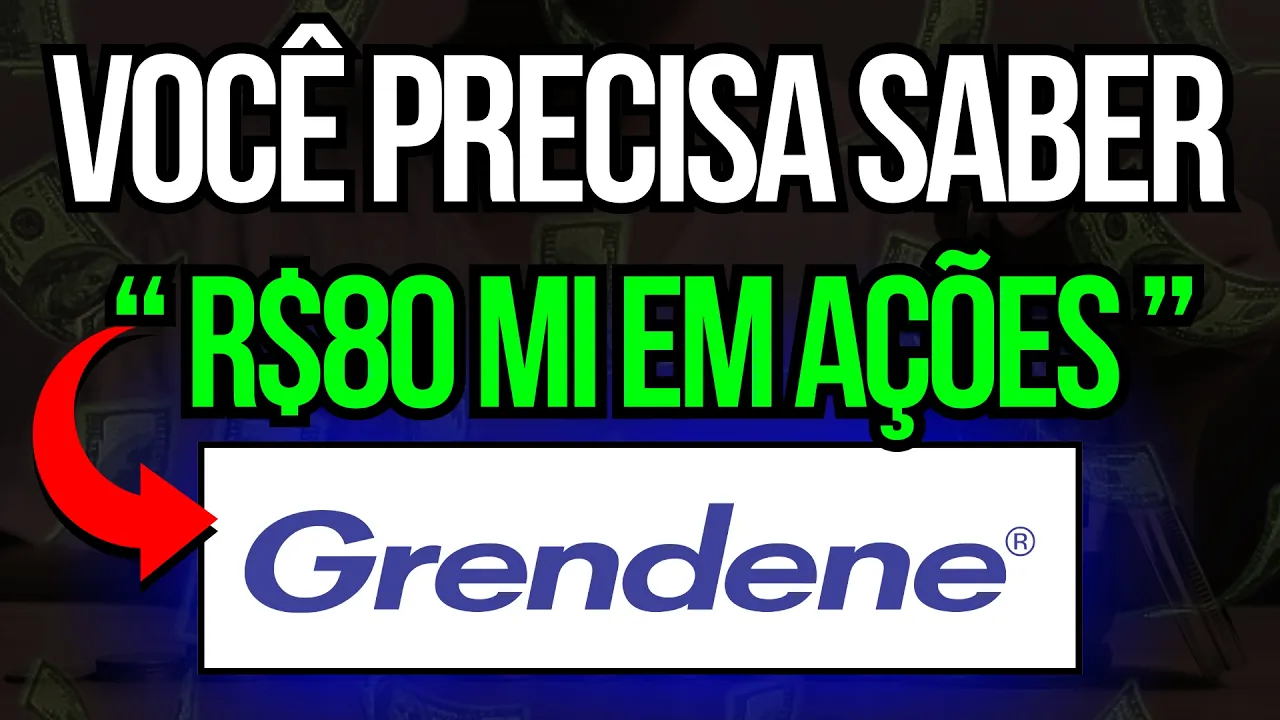 GRND3: CONTROLADOR VENDE R$23Mi EM AÇÕES...HORA DE SAIR?