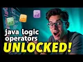 13 How Java Decisions Work Logical Operators Truth Tables Tutorial