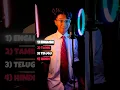 Download Lagu Chammak Challo 😘 - Ra One ❤️  in 4 Languages #shorts #chammakchallo #trending #telugu