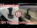 How To Remove A Boat Throttle Control Lever Mercruiser Quicksilver