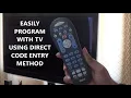 Easily Program RCA Remote CRCR314WE with TV