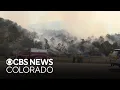 Large wildfire burning south of Colorado Springs