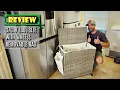 Laundry Made Easy SONGMICS Hamper with Wheels Overview