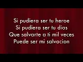 Enrique Iglesias - Heroe Lyrics (Español)