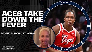 Monica McNutt reacts to Chelsea Gray s GAME-WINNING BUZZER-BEATER Get Up