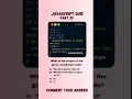 JavaScript Quiz Part 22 Comment Your Answer