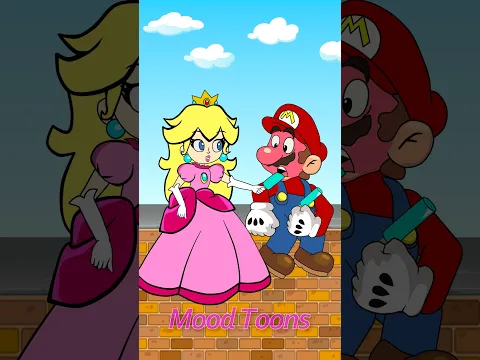 Mario and Princess Peach Mood Animation Parody (Mario Bros) #animation #shorts